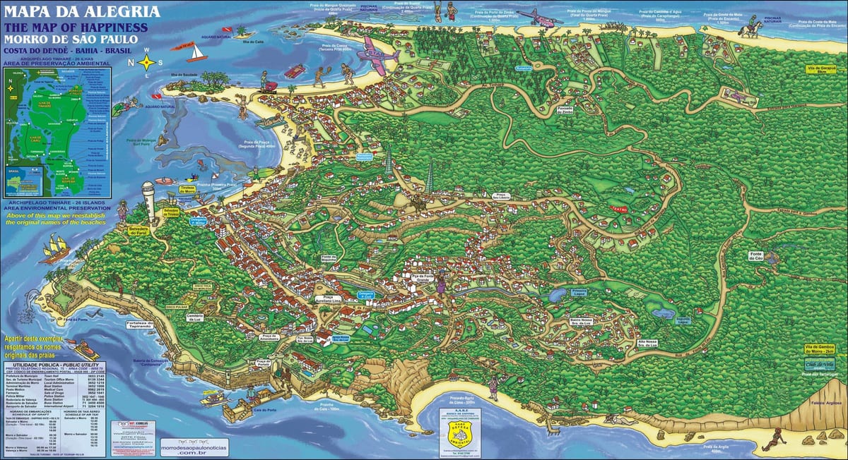 морро де Сао Пауло мапи