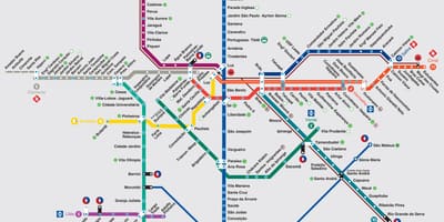 Сао Пауло возу на мапи