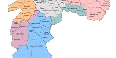 Карта предграђу Сао Пауло