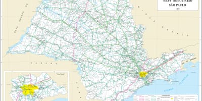 Сао Пауло мапи региона